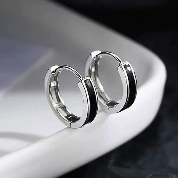 Earrings Copper Geometric Electroplating Personality Style