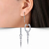Earrings Copper Geometric Hiphop Street Style For Men And Women Couple