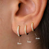 Earrings Copper Geometric 18K Gold Plated