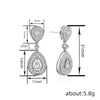 Earrings Copper Geometric Light Luxury Style