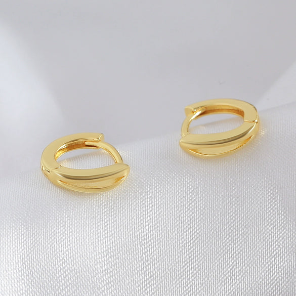 Earrings Copper Geometric Retro Electroplated