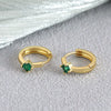 Earrings Copper Geometric Style Heart Shape Inlaid With Zirconium Electroplated For Women