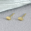 Earrings Copper Geometric Style Heart Shape Inlaid With Zirconium Electroplated For Women