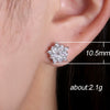 Earrings Copper Geometric Style With Diamond Zircon