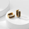 Earrings Copper Geometric Zirconia Light Luxury