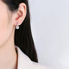 Earrings Copper High Imitation Fresh Water Pearl Geometric Electroplated 18K Real Gold Ear Hook