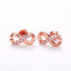 Earrings Copper Letters Numbers Text Design