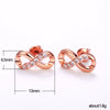 Earrings Copper Letters Numbers Text Design