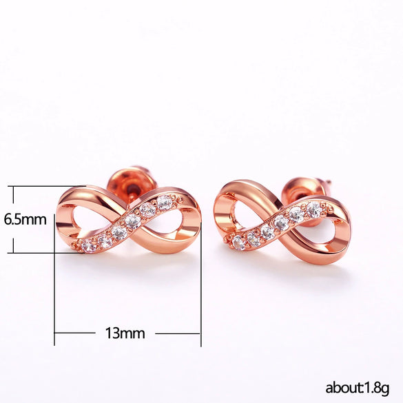 Earrings Copper Letters Numbers Text Design