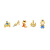 Earrings Copper Light Luxury Cartoon Characters Pumpkin Car Crystal Shoes Zircon