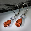 Earrings Copper Light Luxury Drop Shape Geometric