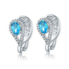 Earrings Diamond Geometric Hollow Zircon Crystal Water Drop Fashion Jewelry For Women