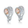 Earrings Diamond Geometric Hollow Zircon Crystal Water Drop Fashion Jewelry For Women