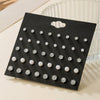 Earrings Imitation Pearl Geometric Electroplating Jewelry For Women