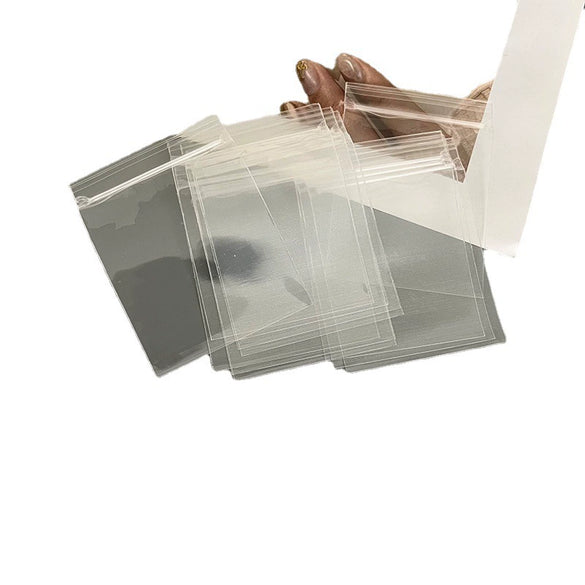 Earrings Jewelry Self Sealing Bag With Pp Material High Transparent Sealed Bag Pp Clip Chain Bag Agarwood Medicine Text