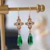 Earrings Natural Freshwater Pearl Drop Shape 14K Gold Plated Copper