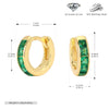 Earrings S925 Silver Geometric Light Luxury Inlaid Zircon