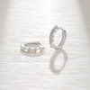 Earrings S925 Silver Geometric Trapezoidal Electroplated Highend