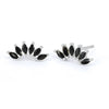 Earrings S925 Silver Needle Copper Crown Geometric Ins Style Electroplating