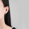 Earrings 925 Silver Geometric Highend Elegant Light Luxury