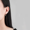 Earrings 925 Silver Geometric Highend Elegant Light Luxury