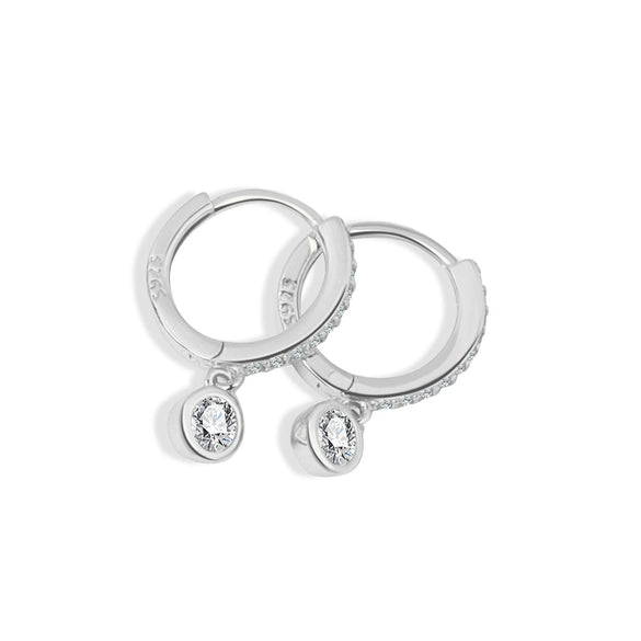 Earrings 925 Silver Geometric Highend Elegant Light Luxury