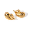 Earrings Stainless Steel Drop Shape Electroplated Original Design Light Luxury Highend