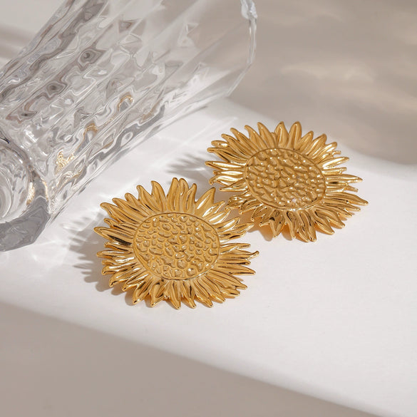 Earrings Stainless Steel Geometric Electroplated Women's