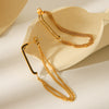Earrings Stainless Steel Geometric Electroplating Women's