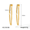 Earrings Stainless Steel Geometric Electroplating Women's