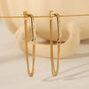 Earrings Stainless Steel Geometric Electroplating Women's