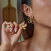 Earrings Stainless Steel Geometric Ins Style Electroplating
