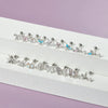 Earrings Stainless Steel Inlaid With Zircon Butterfly Dragonfly Design