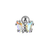 Earrings Stainless Steel Inlaid With Zircon Butterfly Dragonfly Design