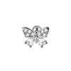 Earrings Stainless Steel Inlaid With Zircon Butterfly Dragonfly Design