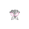 Earrings Stainless Steel Inlaid With Zircon Butterfly Dragonfly Design