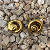 Earrings Stainless Steel 18K Gold Geometric Electroplated