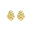 Earrings Stainless Steel 18K Gold Plated Geometric Style