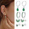 Earrings Stainless Steel Star Shape Zircon Jewelry