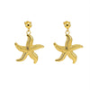 Earrings Stainless Steel Starfish Animal Zodiac Electroplating Fashion For Women