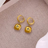 Earrings Stainless Steel Synthetic Zircon Geometric U Shaped Diamond Processed For Women