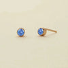 Earrings Titanium Steel Constellation Zircon Minimalist Geometric Color Preservation