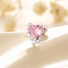 Earrings Titanium Steel Copper Heart Shape Microinlaid Zircon With Diamonds Sweet Cute Advanced Sense For Women