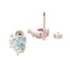 Earrings Titanium Steel Copper Heart Shape Microinlaid Zircon With Diamonds Sweet Cute Advanced Sense For Women