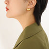 Earrings 316L Stainless Steel Cshaped Personality Design
