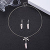 Earrings Zinc Alloy Heart Shape Rivet Punk Electroplating