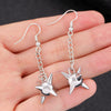 Earrings Zinc Alloy Heart Shape Rivet Punk Electroplating