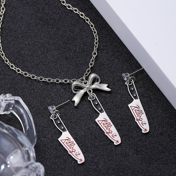 Earrings Zinc Alloy Heart Shape Rivet Punk Electroplating