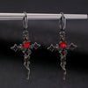 Earrings Zinc Alloy Heart Shape Rivet Punk Electroplating