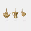 Egg Beater Pendant Stainless Steel Furnace Vacuum Plated Jewelry
